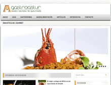 Tablet Screenshot of gastroastur.com